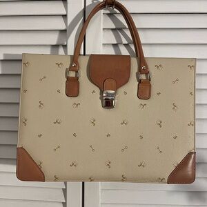 Petusco Made in Spain equestrian satchel bag